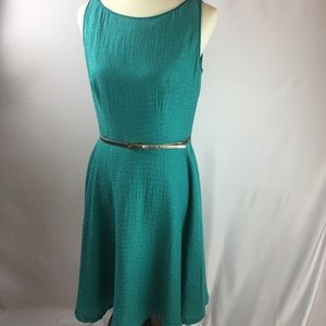 Kasper dress. Pretty shade of light teal. 8 P